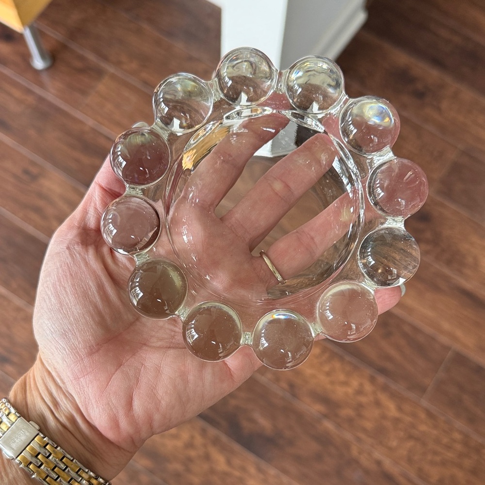 Vintage Ashtray, clear glass - Picture 5 of 5